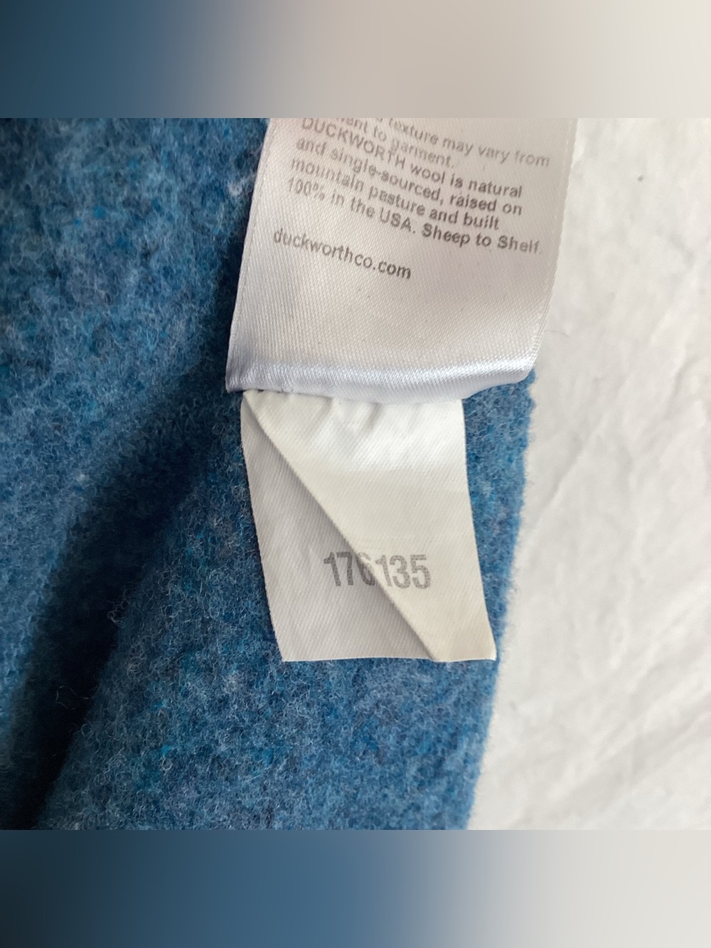 Duckworth Women's Powder High Neck Sweater made in USA merino wool - Picture 8 of 12